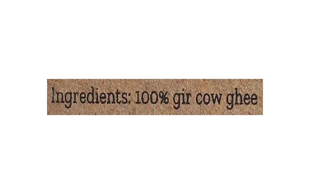 Conscious Food Gir Cow Ghee Natural   Glass Jar  200 grams